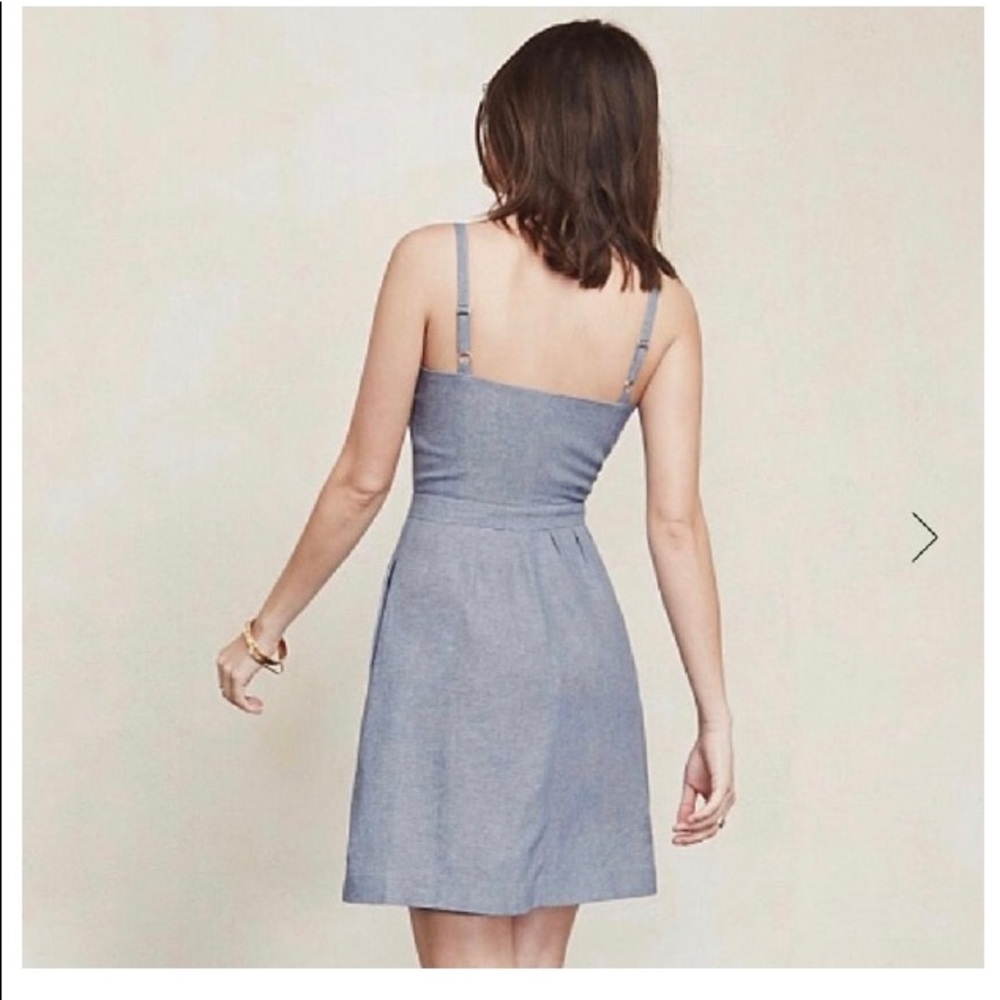 Reformation Miramar Dress Sz 0 - Picture 4 of 5